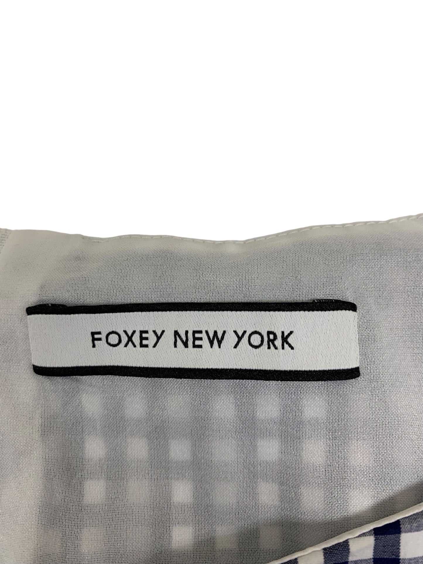 フォクシーニューヨーク Dress 40087 ワンピース 38 ネイビー ギンガムチェック ITCFCP53E0LG