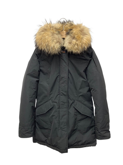 ウールリッチ ダウンジャケット S ブラック アークティック ラクーン フーディ ITIEJR7U1VIG 【SALE】