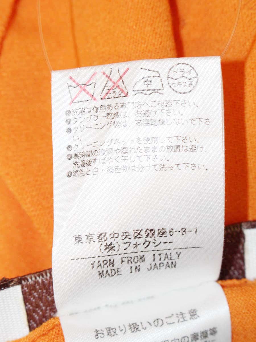 フォクシーブティック マカロンセーター 34702 ニットトップス 38 オレンジ IT3O868N3X92