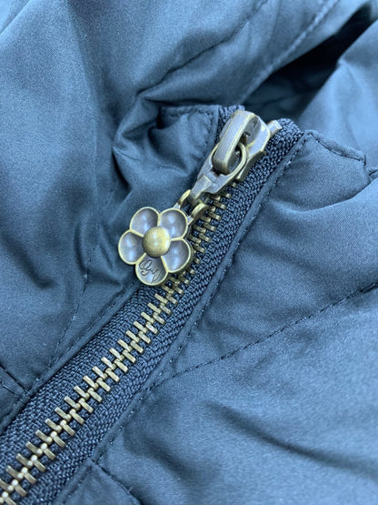 ギャラリービスコンティ コート 3 ブラック フード ベロア IT6R0B52TNLQ