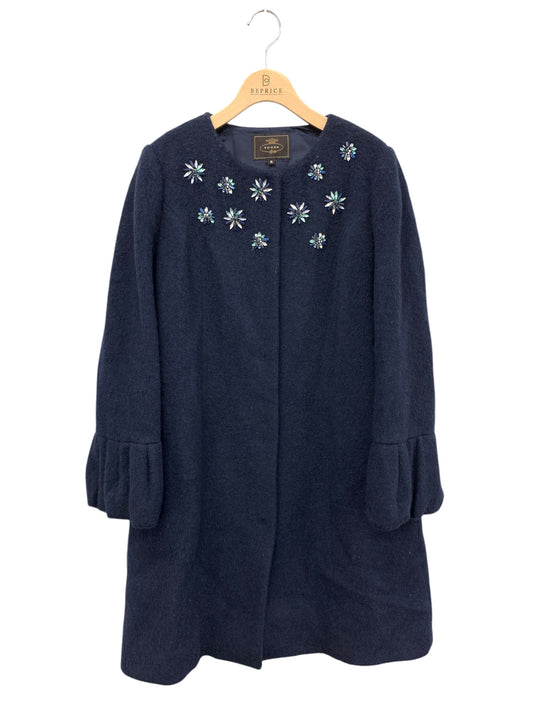 トッカ COTOCW0400 コート 6 ネイビー フラワーモチーフ ビジュー ITBJZ2CM8O9W