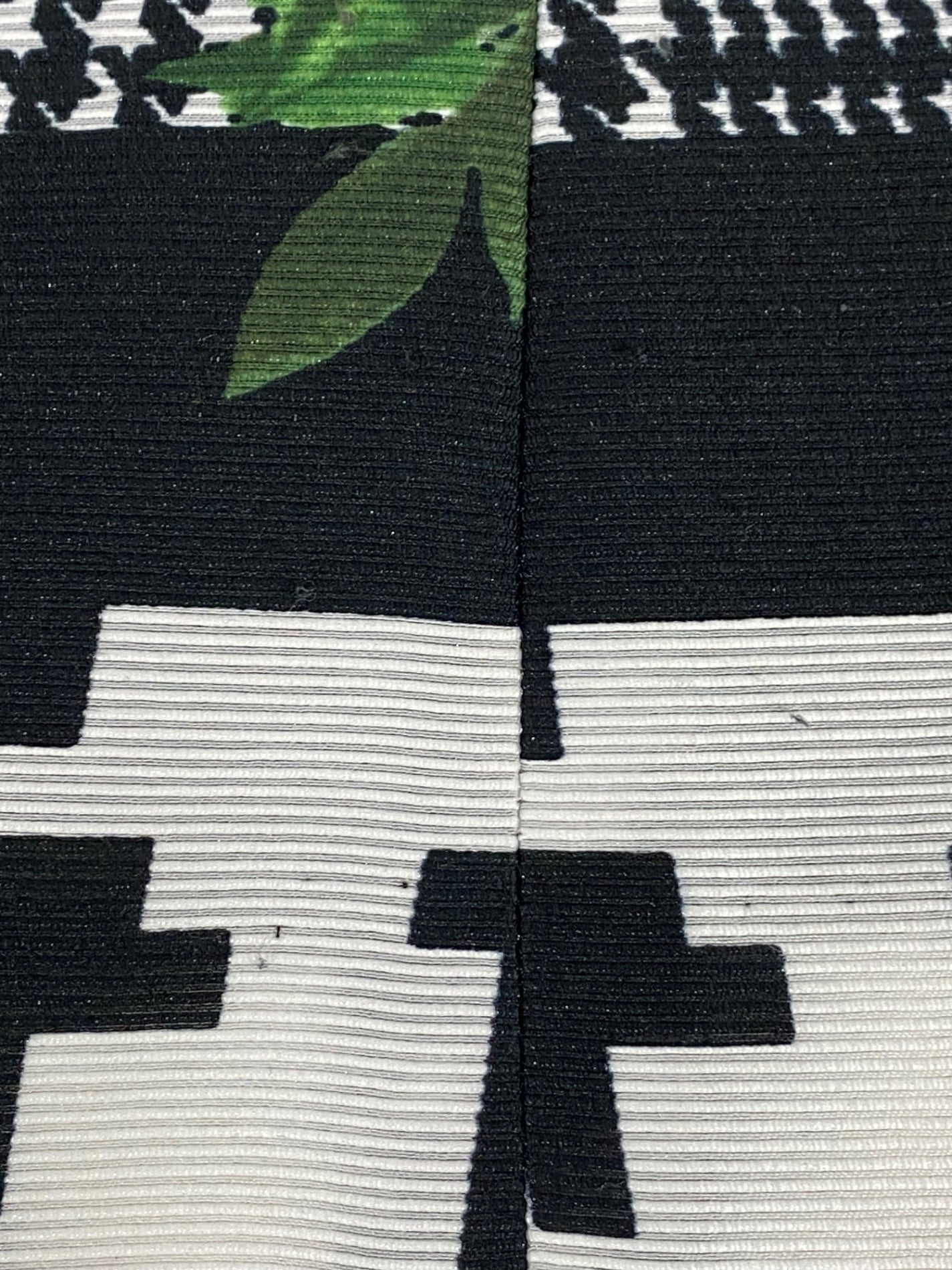 エムズグレイシー 817359 スカート 40 ブラック 千鳥 花柄 ITY8ON2R8FD3