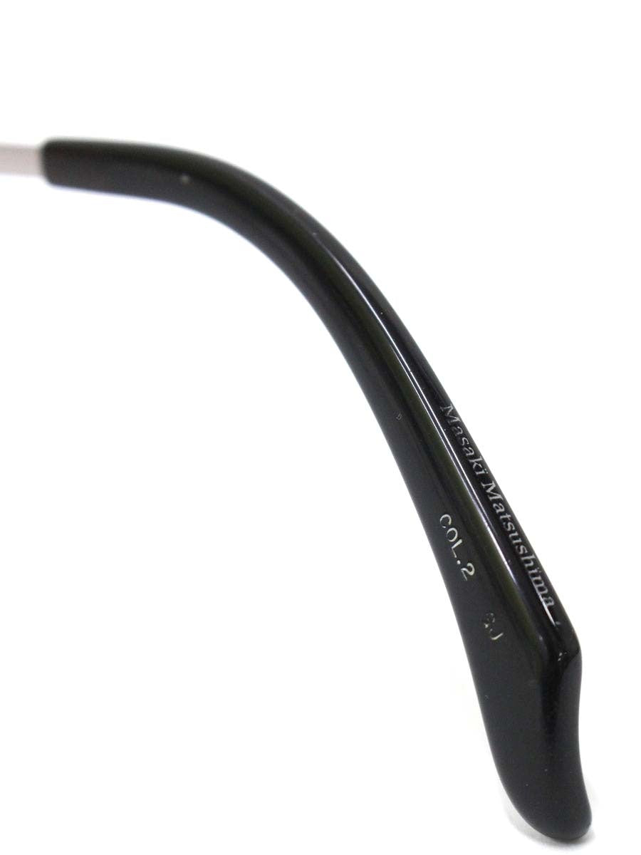 マサキマツシマ MF1210 メガネ シルバー メタルフレーム フルリム ITT28PWRGURC