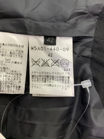 トゥービーシック W5A01-440-09 ダウンベスト 42 ブラック フリル 切替 ITHYVZBDLOVC