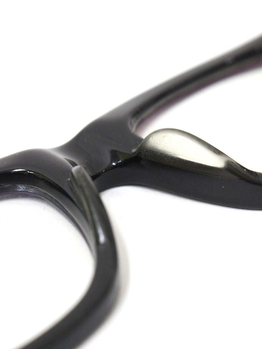 オリバーゴールドスミス CONSUL Nero メガネ ブラック セルフレーム フルリム スクエアウエリントン IT3TFYJQPCXG