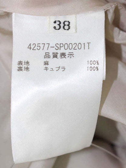 フォクシーブティック The Colette Shorts 42577 パンツ 38 ベージュ リネン 麻 IT1I02VL4N9C