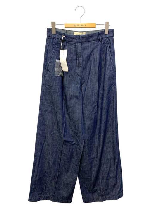 ウィークエンドマックスマーラ 24251860716 デニムパンツ 42 ネイビー タック IT6N8F4I4PQ8 【SALE】