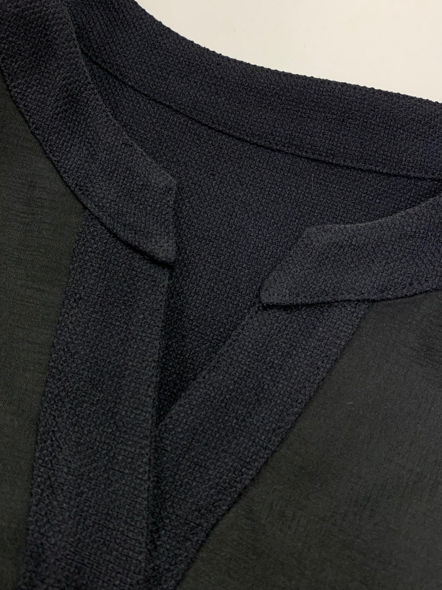 ルネ 5526020 ワンピース 36 ネイビー クルミボタン フリル IT9ZUUDLSZ3M