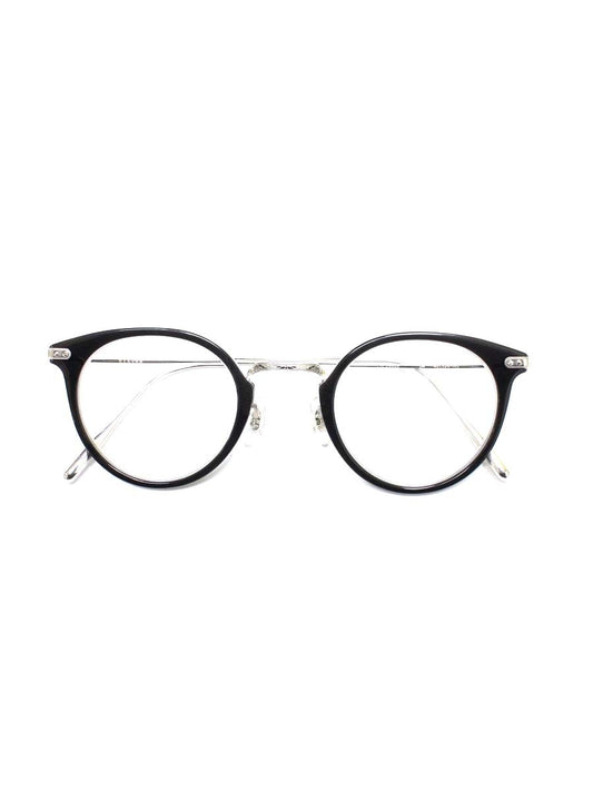 アイヴァン Chrissie クリッシー メガネ ブラック/シルバー コンビフレーム ウェリントン ITSDRTDZ9CKY