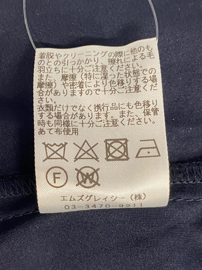 エムズグレイシー 725326 Tシャツ カットソー 40 ネイビー ウエストリボン ITDTPWJ3BL2S