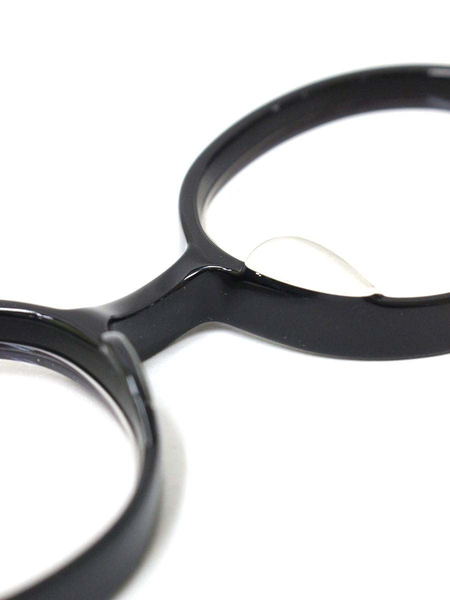 エフェクター bend メガネ ブラック セルフレーム フルリム ラウンド ITBELELGYF4K