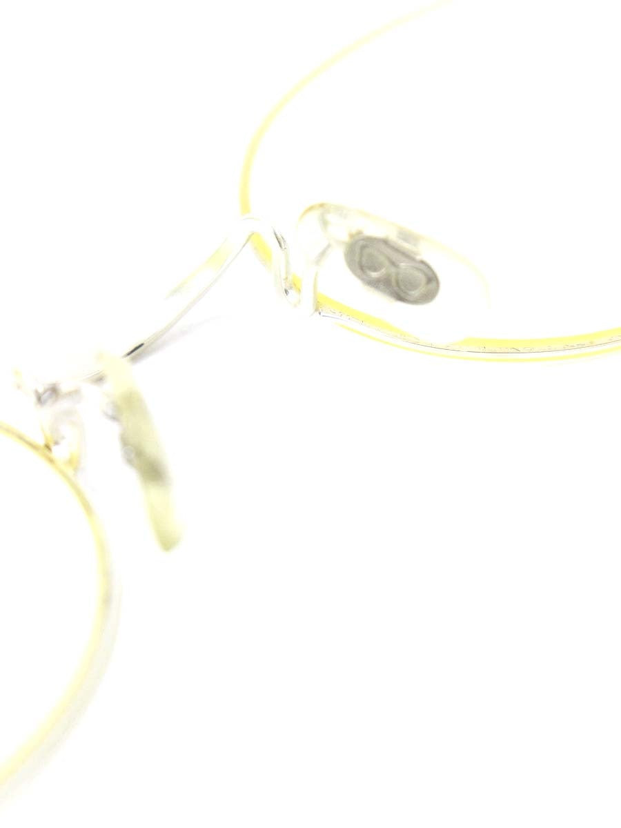 白山眼鏡店 メガネ 眼鏡 ライトゴールド メタルフレーム フルリム