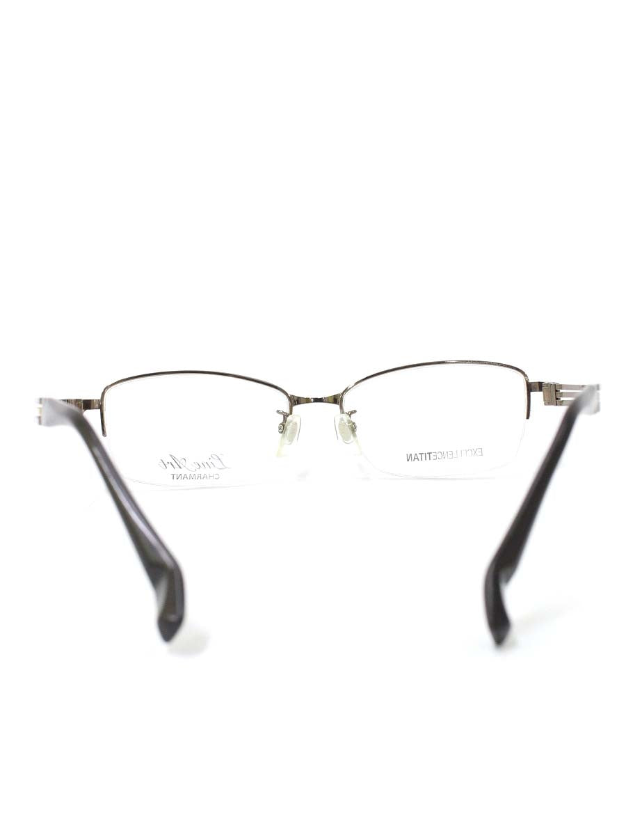 ラインアートシャルマン XL1422 メガネ ブラウン スクエア エクセレンスチタン IT2LX8T28EYC 【SALE】