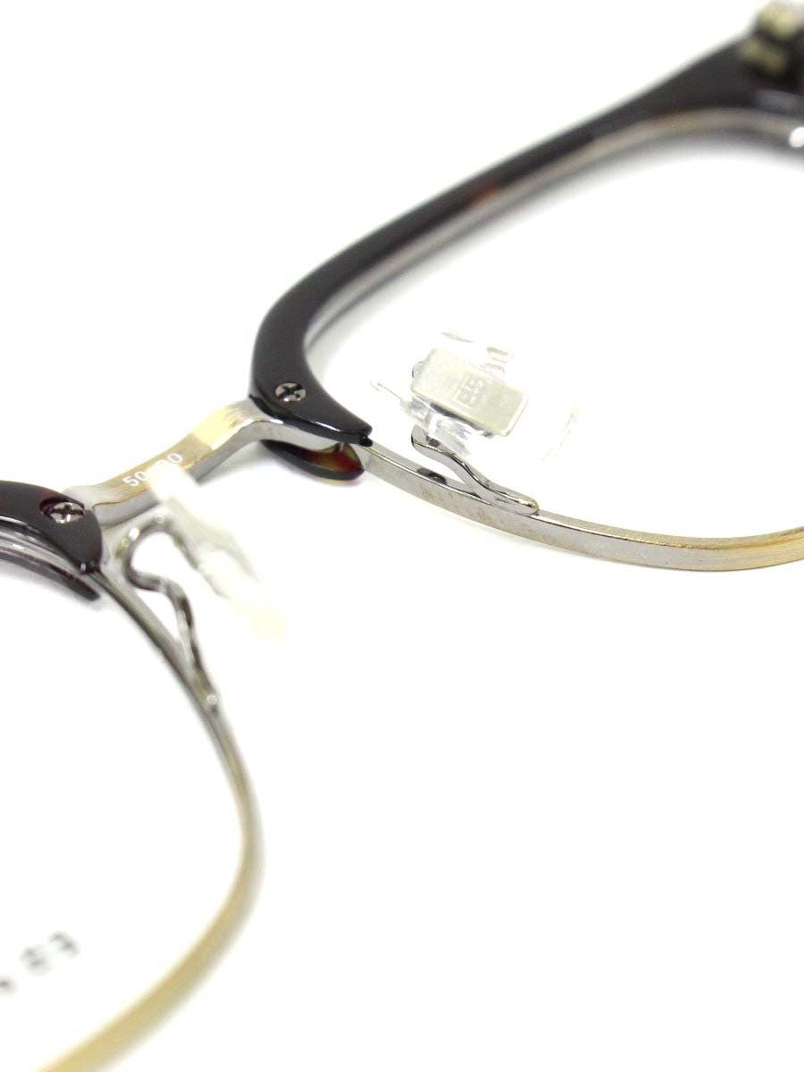 イーファイブアイヴァン C6 メガネ ブラウン/ゴールド ウェリントン べっ甲柄 DW/AG ITKSARPIQ1P4