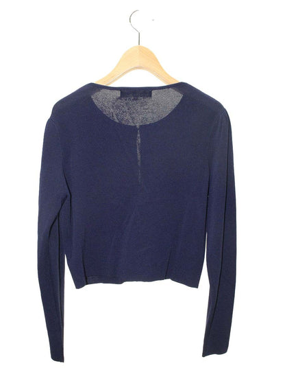 スーパービューティー カーディガン 40 ネイビー フラワーモチーフ レース ITMWPCZ9USV4