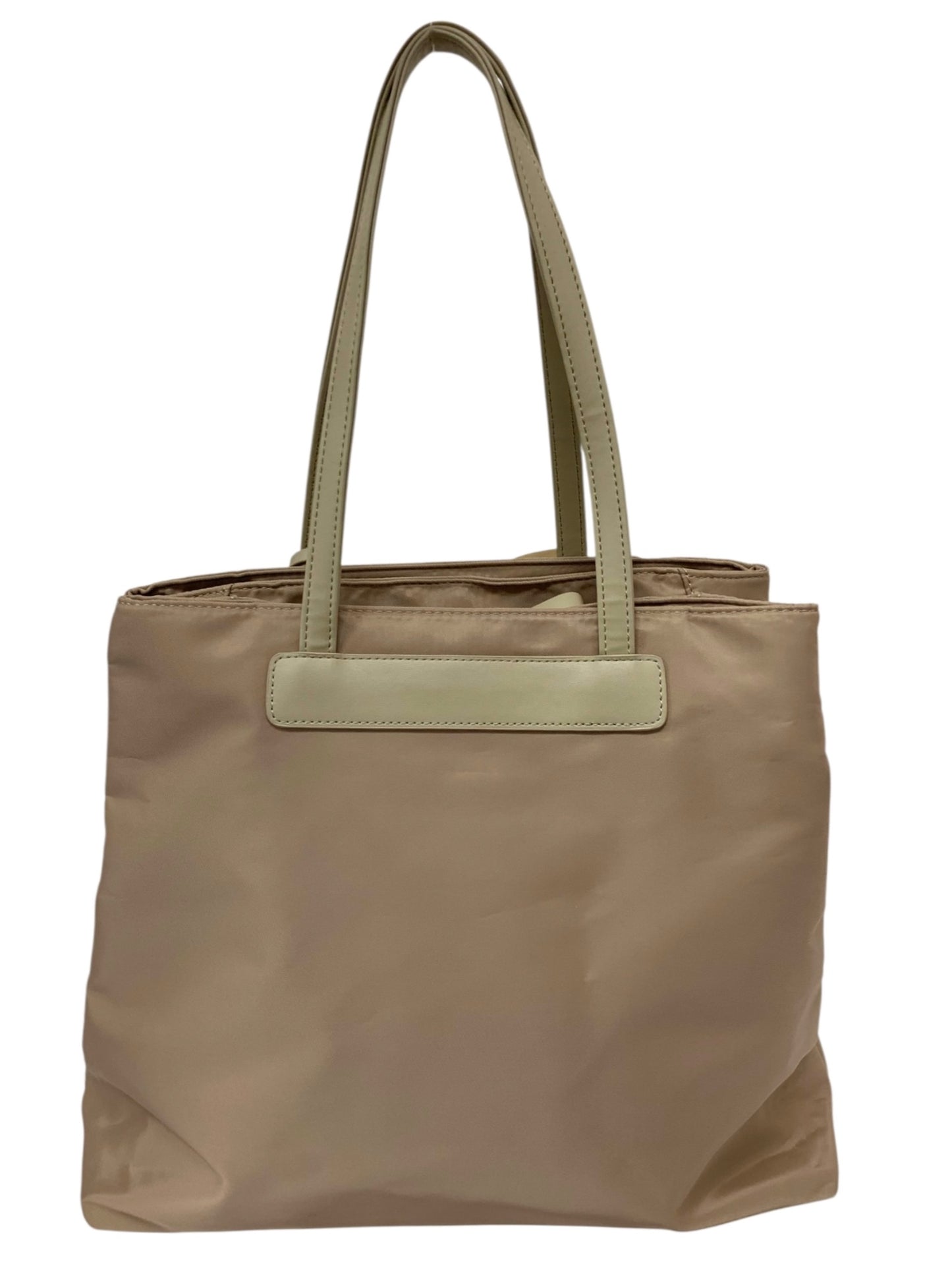 エムズグレイシー 194507 トートバッグ ベージュ リボンモチーフ ナイロン ITGC666PFR32