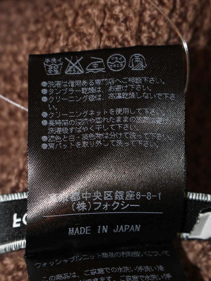 フォクシーニューヨーク カーディガン ビスケット 33066 40 ブラウン ITWGRYPHDD5Y