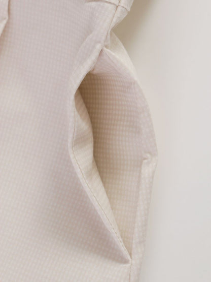 トワレ 353-243-100 ワンピース 3 ベージュ ギンガムチェック IT9VKL4OGO5U