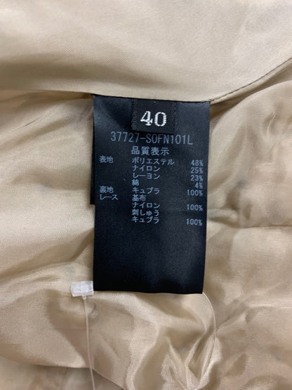 フォクシーブティック 37727 ワンピース 40 ベージュ ツィード ITRK8IKC041M