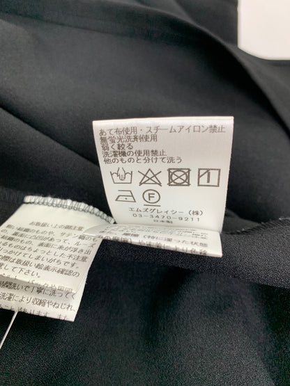 エムズグレイシー 510307 カットソー 38 ブラック 袖リボン ITL4GWO36KKY