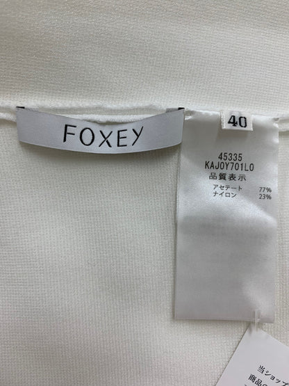 フォクシーブティック Knit Jacket Minuet 45335 ニットジャケット 40 ホワイト ITZEX0JOJX28