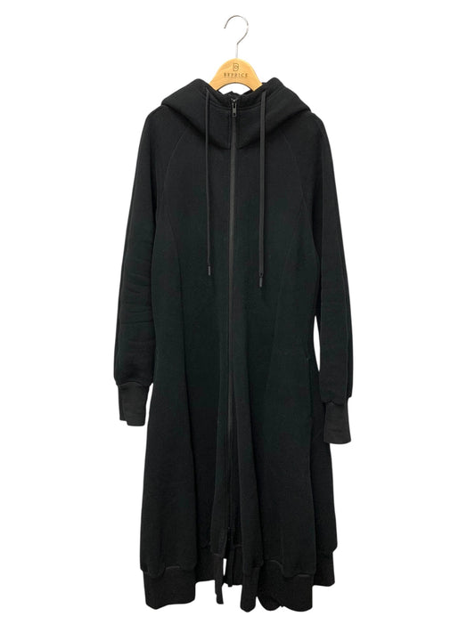 レギュレーション ヨウジヤマモト Liy/C BRUSHED FRENCH TERRY HOODED TRACK DRESS FM-D51-002 ワンピース 2 ブラック ITDPPYDK4280