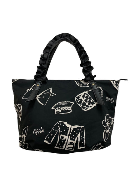 エムズグレイシー 594120 トートバッグ ブラック フリル ITBHIFVS3Q8I