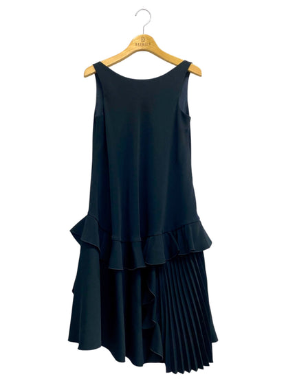 アディアム 38720 ワンピース 0 ブラック dress プリーツ ITYAX85VBH40
