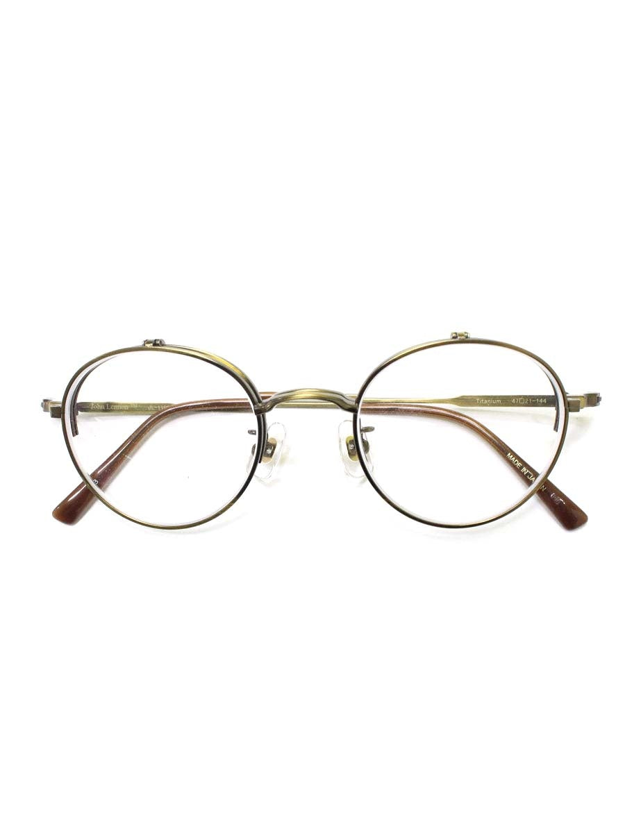 ジョンレノン JL-1106 メガネ ゴールド メタルフレーム フルリム ボストンシェイプ 跳ね上げ式 IT3FXQMT8SGW 【SALE】