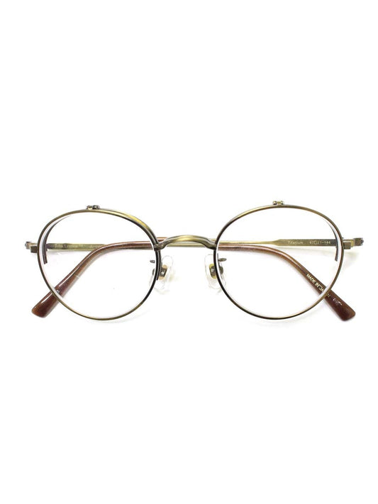 ジョンレノン JL-1106 メガネ ゴールド メタルフレーム フルリム ボストンシェイプ 跳ね上げ式 IT3FXQMT8SGW 【SALE】