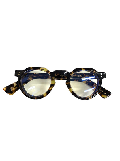 レスカルネティエ メガネ Upcycling Acetate, Limited Edition CROWN PANTO 8mm col.47 ブラウン 世界80本限定モデル ITCOHJI3YJCO