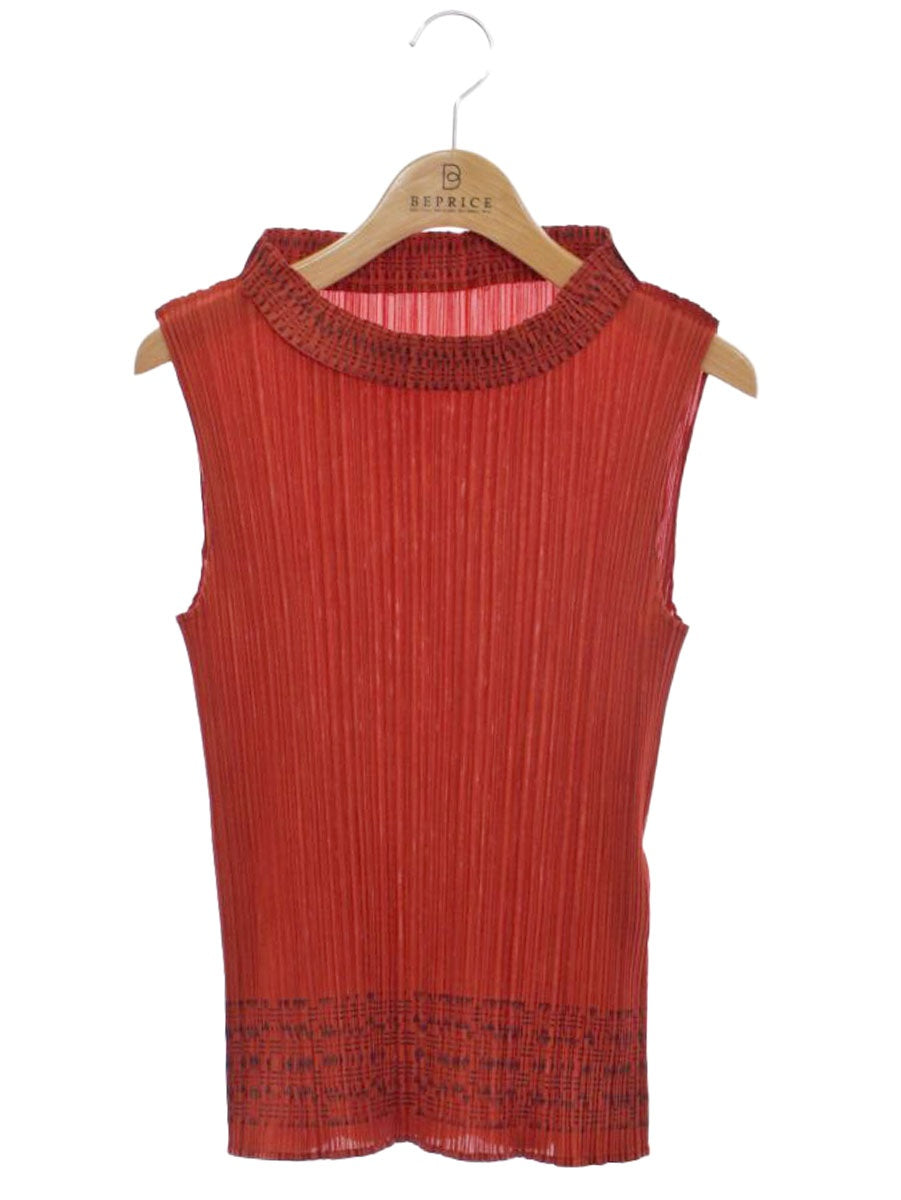 プリーツプリーズイッセイミヤケ PP73-Jk601  トップス 3 オレンジ プリーツ IT15E1CDIFTV 【SALE】