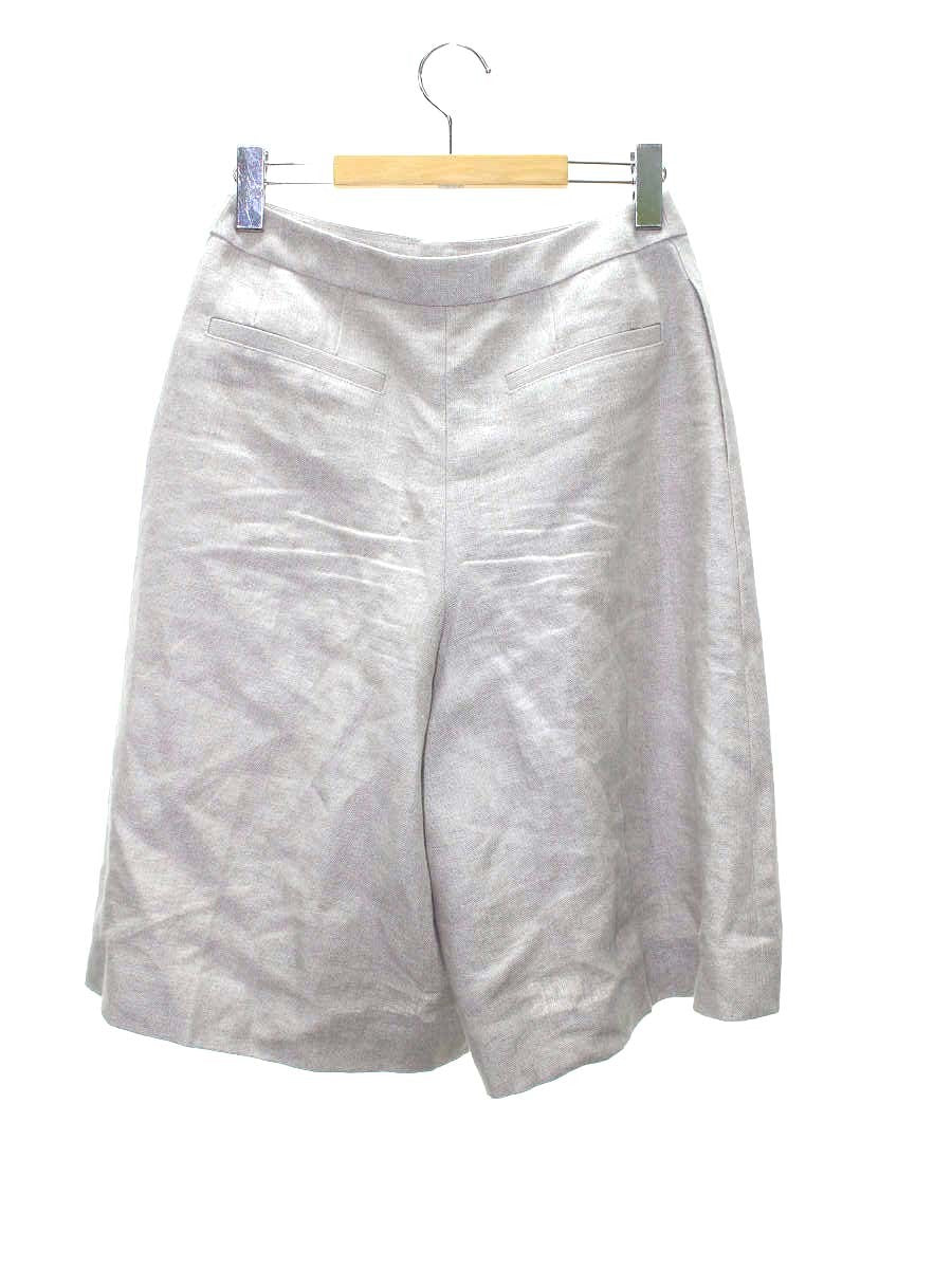 フォクシーブティック The Colette Shorts 42577 パンツ 38 ベージュ リネン 麻 IT1I02VL4N9C