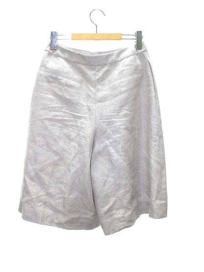 フォクシーブティック The Colette Shorts 42577 パンツ 38 ベージュ リネン 麻 IT1I02VL4N9C