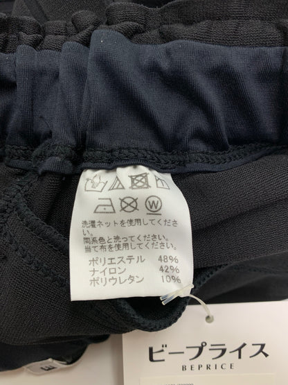 イッセイミヤケ IM81KF027 パンツ 2 ブラック ボーダー切替え ITCK1JCLQBKJ
