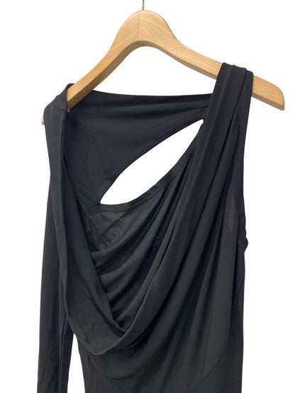 ヴィクトリアベッカム シングルスリーブ ドレス 1123WDR004377A ワンピース 38 ブラック ITNEEIJZQR4G