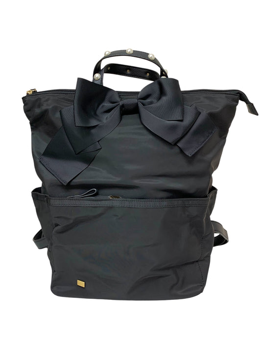 エムズグレイシー Ribbon x Pearl Rucksack 994102 バックパック ブラック リュック ナイロン パール ITFWB5XMNE9K