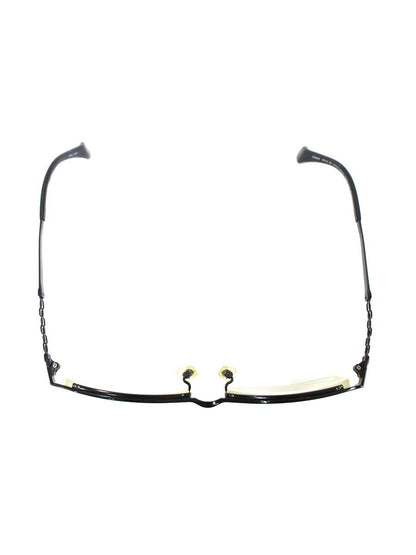 ラインアートシャルマン XM1122 メガネ ブラック メタルフレーム ハーフリム スクエア ITCMDR9FL2CM 【SALE】