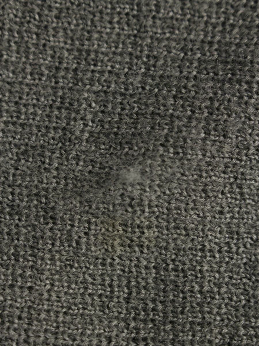 エムズグレイシー 521718 ワンピース 36 グレー 切替 リボン ウール IT6FL6VTDDB1