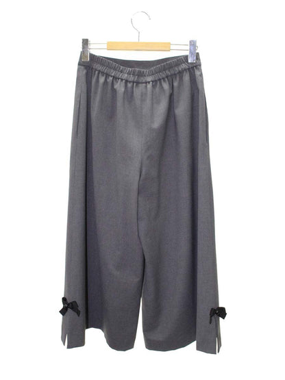 エムズグレイシー 116505 ワイドパンツ 36 グレー リボン ITBF3Y2MEMBK 【SALE】