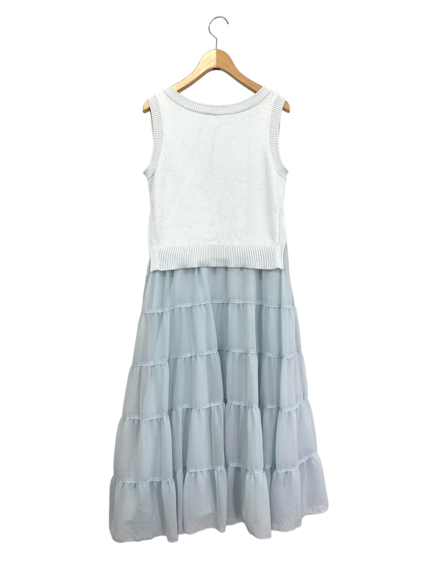 アディアム Tabi Knit Dress タビニットドレス 43416 ワンピース XS ブルー IT5WKW62SVKE