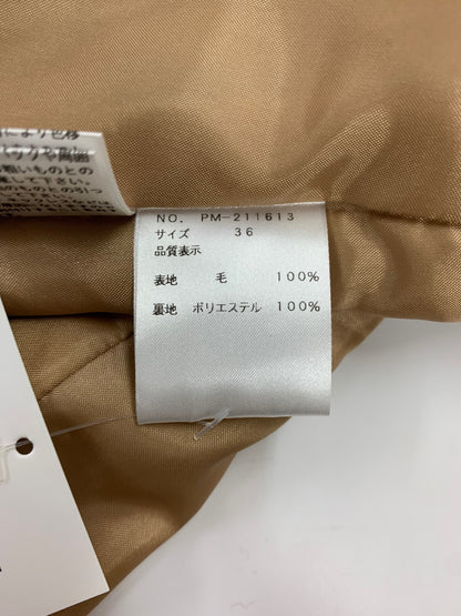 エムズグレイシー リラックスボックスワンピース 211613 36 キャメル ITA7GFGINQJP 【SALE】