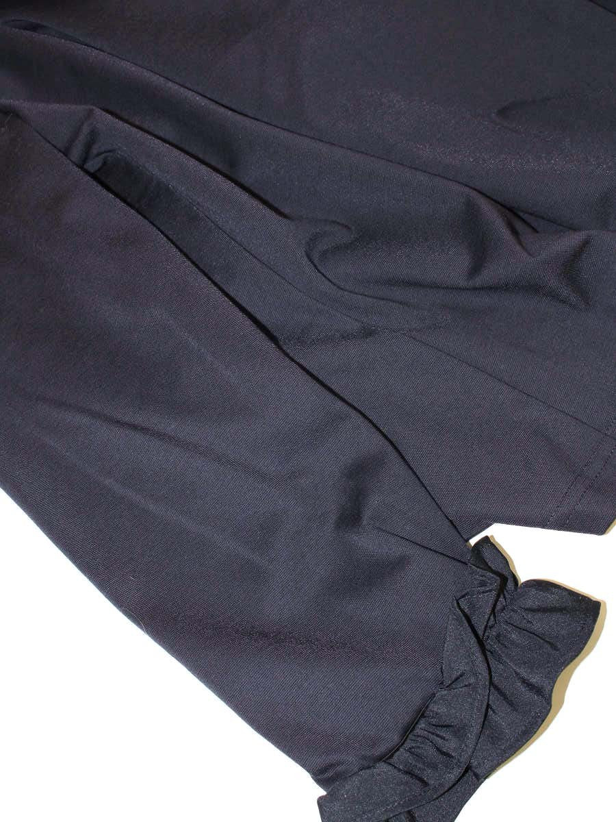 エムズグレイシー 215304  カットソー 38 ネイビー フリル ITO9JDAHBK40