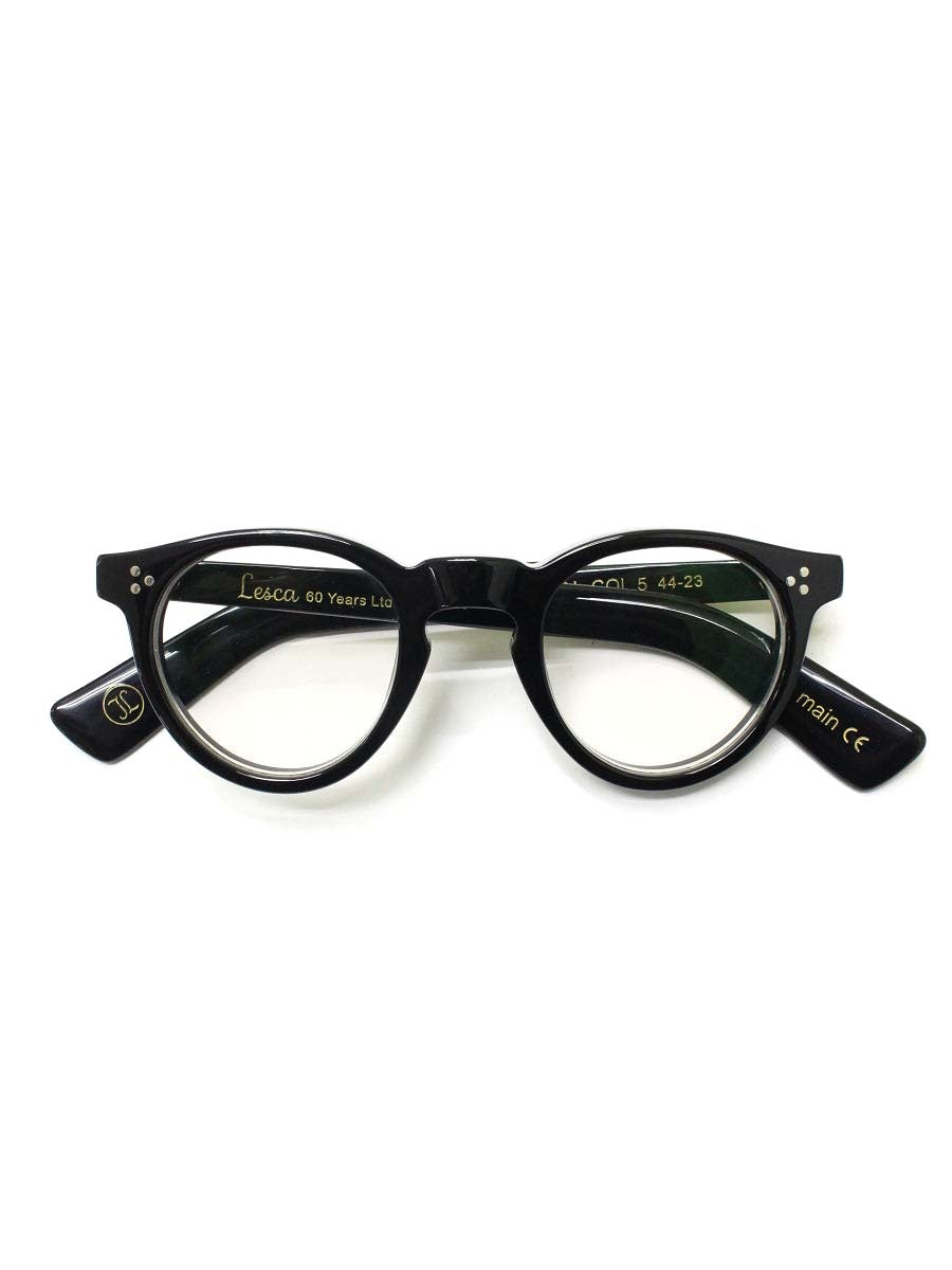 レスカルネティエ URBI メガネ ブラック 60周年記念特別モデル 限定100本 セルフレーム フルリム ボストン ITWYZTBM0KS6 【SALE】