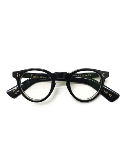 レスカルネティエ URBI メガネ ブラック 60周年記念特別モデル 限定100本 セルフレーム フルリム ボストン ITWYZTBM0KS6 【SALE】