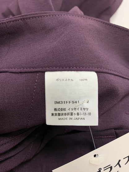 イッセイミヤケ IM31FF541 サルエルパンツ 2 パープル プリーツ 23SS ITYFB9Z57WCA