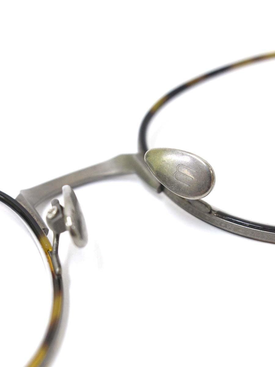 マツダ M3085-i 47 メガネ マットシルバー/ブラウン コンビフレーム フルリム ラウンド ITHGN62I6NWG 【SALE】