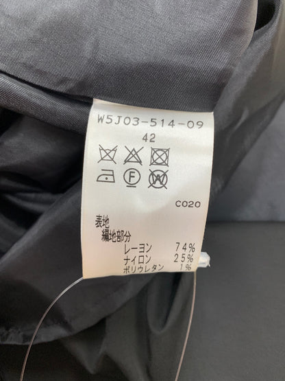 トゥービーシック W5J05-120-09 ワンピース 42 ブラック ニット ITCFU5IFMMH3