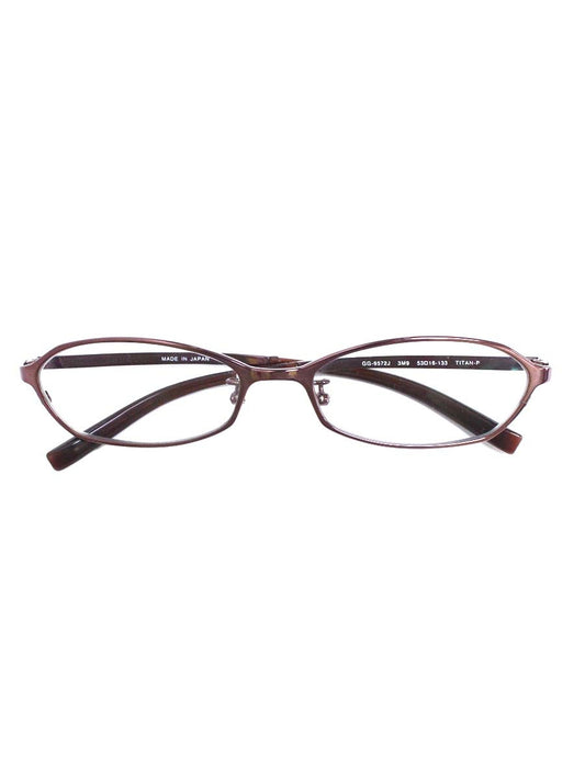 グッチ GG9572 メガネ ブラウン メタルフレーム オーバル ITOB0Q5K93ME