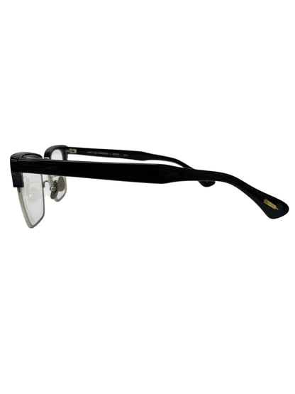 ユナイテッドアローズ 【別注】 KANEKO OPTICAL（金子眼鏡） Mont メガネ シルバー/ブラック コンビ フルリム サーモントブロー ITSEJJUPFWHE